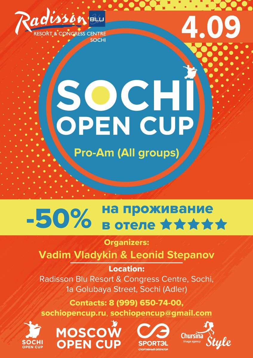 Чемпионат «SOCHI OPEN CUP 2021», 4 сентября, 2021 - Lifeis.Dance